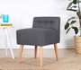 Atelier Del Sofa Puf 9104 Bohemio Gris de Algodón para Salón y Hogar con Esponja Ortopédica